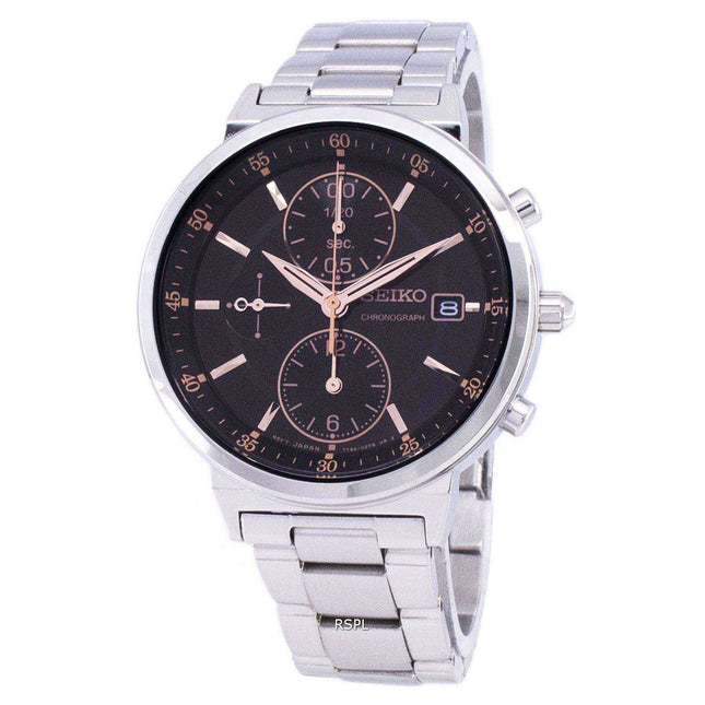 Seiko Chronograph Quartz SNDV23 SNDV23P1 SNDV23P Women's Watch