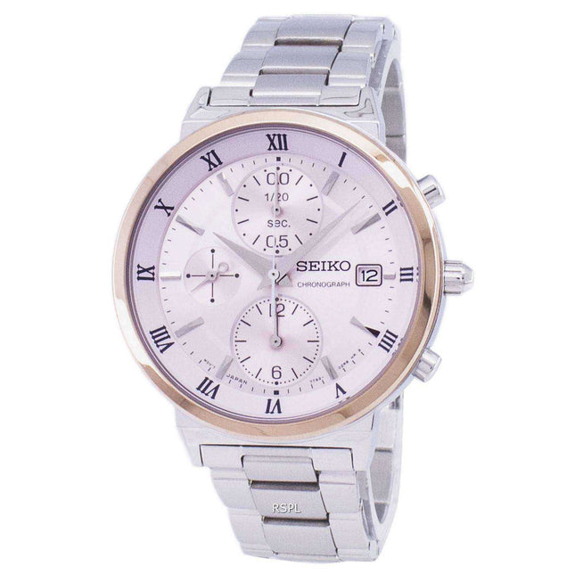 Seiko Chronograph Quartz SNDV30 SNDV30P1 SNDV30P Women's Watch