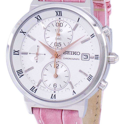 Seiko Chronograph Quartz SNDV35 SNDV35P1 SNDV35P Women's Watch