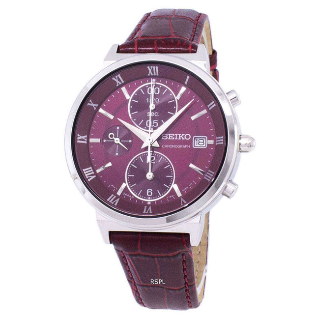 Seiko Chronograph Quartz SNDV37 SNDV37P1 SNDV37P Women's Watch