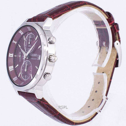 Seiko Chronograph Quartz SNDV37 SNDV37P1 SNDV37P Women's Watch
