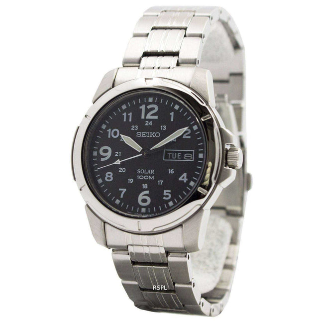 Seiko Solar Quartz SNE095P1 SNE095 SNE095P Mens Watch