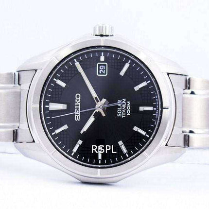 Seiko Solar Titanium 100M SNE141 SNE141P1 SNE141P Mens Watch