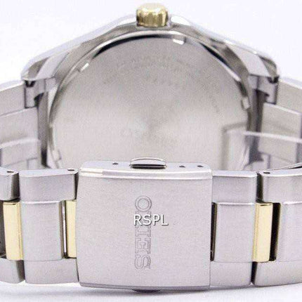 Seiko Solar Two Tone Power Reserve SNE394P1 SNE394P SNE394 Men's Watch
