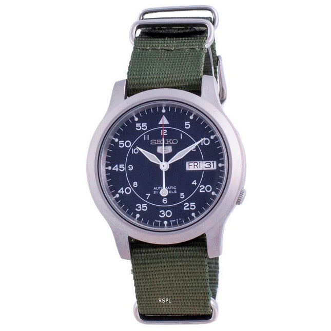 Seiko 5 Military SNK807K2-var-NATOS12 Automatic Nylon Strap Men's Watch