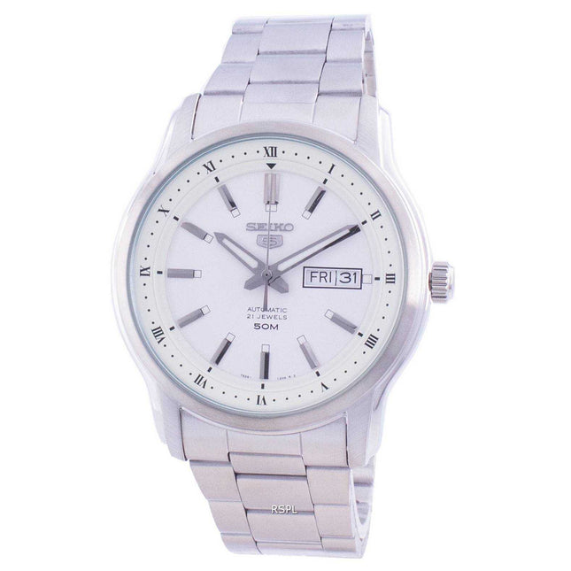 Seiko 5 Automatic White Dial SNKP09 SNKP09K1 SNKP09K Men's Watch