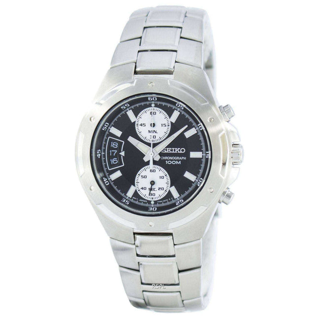 Seiko Chronograph Quartz SNN129 SNN129P1 SNN129P Men's Watch