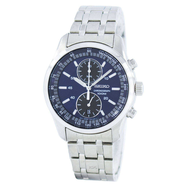Seiko Chronograph Quartz Tachymeter SNN157 SNN157P1 SNN157P Men's Watch