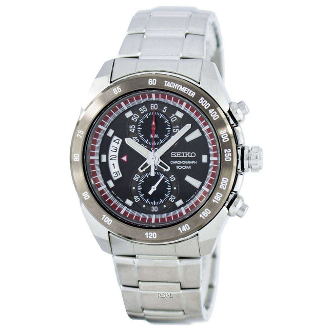Seiko Chronograph Quartz Tachymeter SNN181 SNN181P1 SNN181P Men's Watch