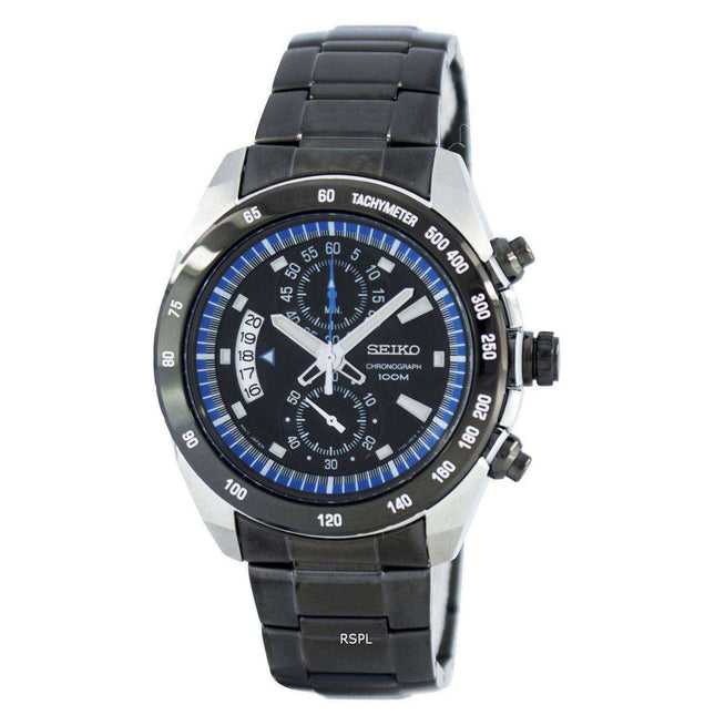 Seiko Chronograph Quartz Tachymeter SNN183 SNN183P1 SNN183P Men's Watch