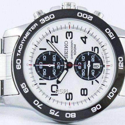 Seiko Chronograph Quartz Tachymeter SNN195 SNN195P1 SNN195P Men's Watch