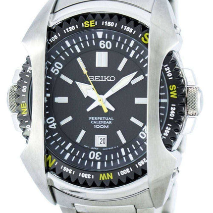 Seiko Quartz Perpetual Calendar SNQ089 SNQ089P1 SNQ089P Men's Watch