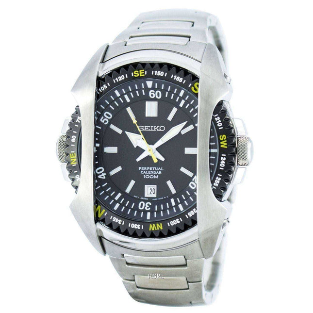 Seiko Quartz Perpetual Calendar SNQ089 SNQ089P1 SNQ089P Men's Watch