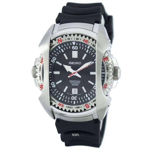 Seiko Quartz Perpetual Calendar SNQ091 SNQ091P1 SNQ091P Men's Watch