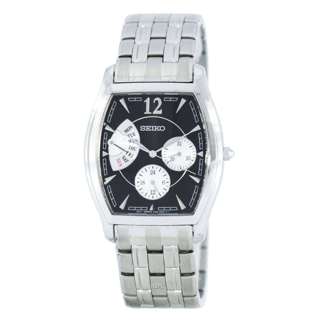 Seiko Retrograde Quartz SNT013 SNT013P1 SNT013P Men's Watch
