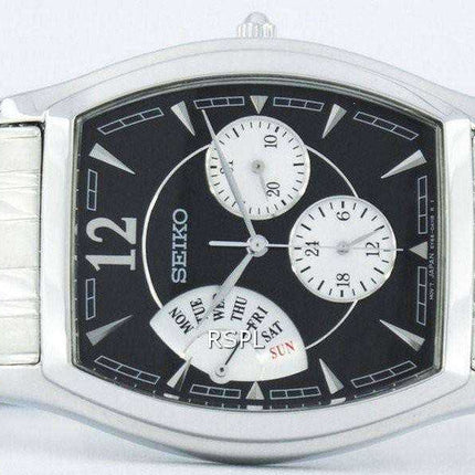 Seiko Retrograde Quartz SNT013 SNT013P1 SNT013P Men's Watch