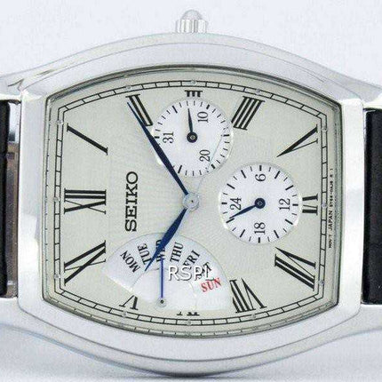 Seiko Retrograde Quartz SNT015 SNT015P1 SNT015P Men's Watch