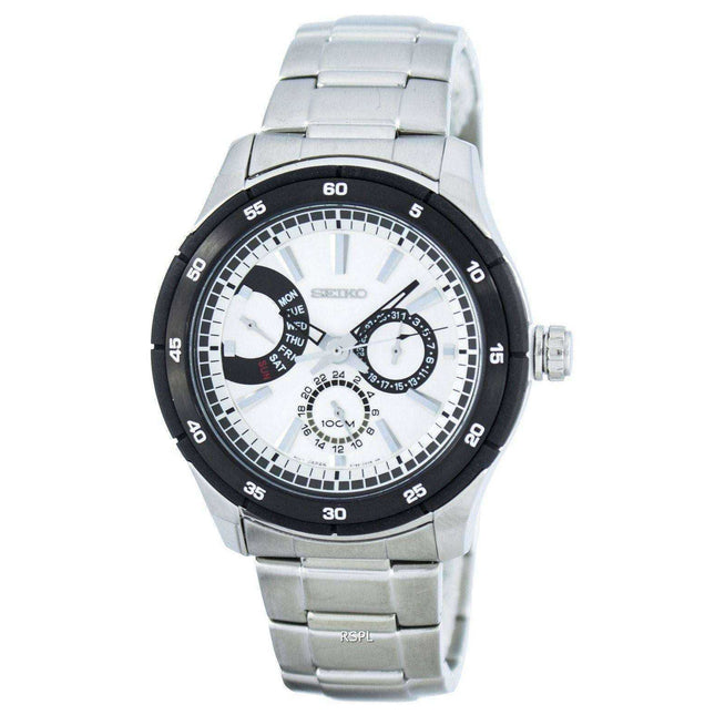 Seiko Retrograde Quartz SNT021 SNT021P1 SNT021P Men's Watch