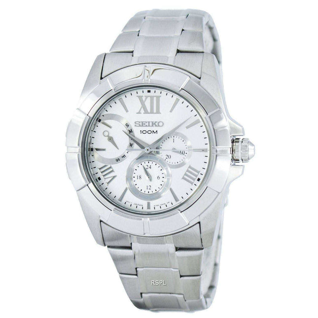 Seiko Multi-Function Quartz SNT039 SNT039P1 SNT039P Men's Watch