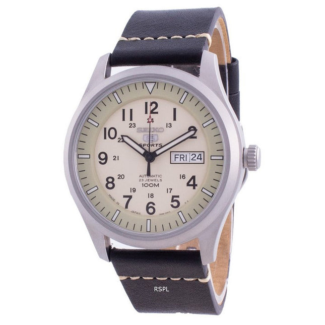 Seiko 5 Sports Military Automatic SNZG07J1-var-LS20 100M Japan Made Men's Watch