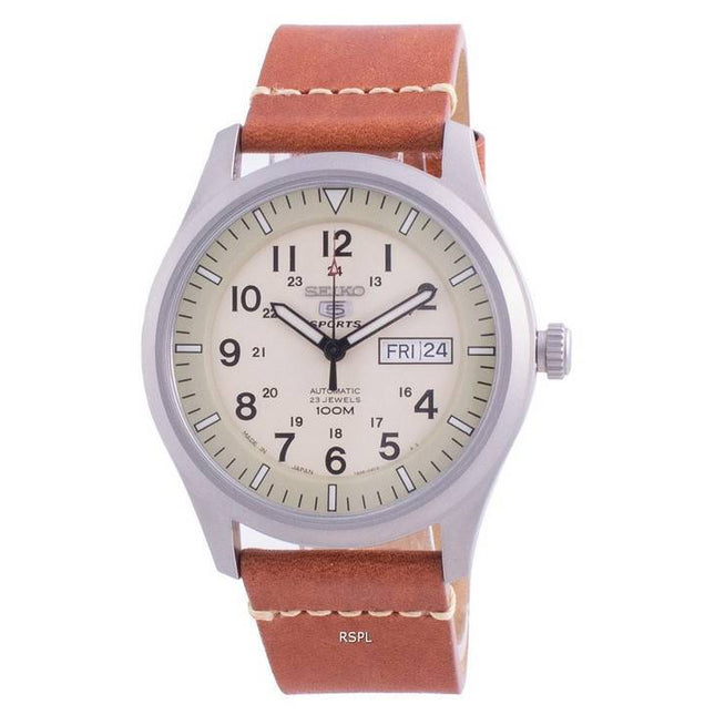 Seiko 5 Sports Military Automatic SNZG07J1-var-LS21 100M Japan Made Men's Watch