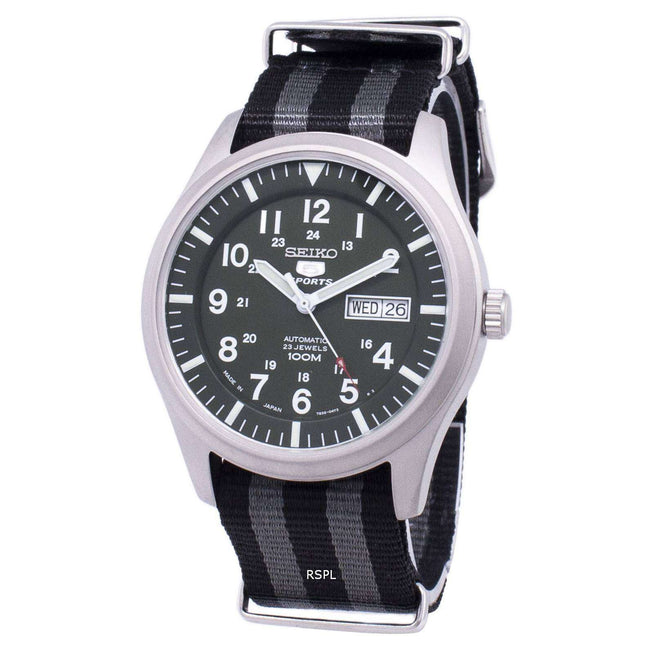 Seiko 5 Sports Automatic Japan Made Nato Strap SNZG09J1-NATO1 Men's Watch