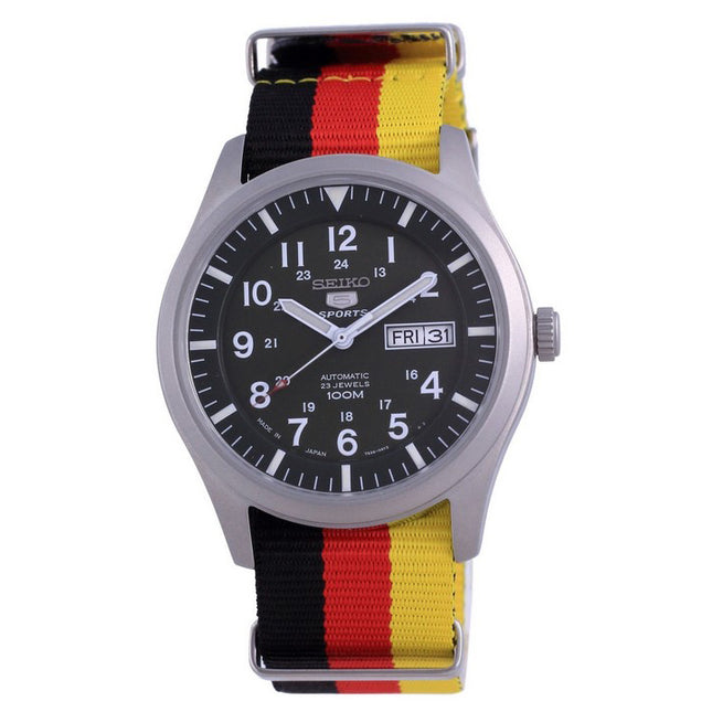 Seiko 5 Sports Automatic Japan Made SNZG09J1-var-NATO26 100M Mens Watch