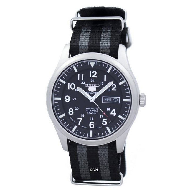 Seiko 5 Sports Automatic Japan Made NATO Strap SNZG15J1-NATO1 Men's Watch