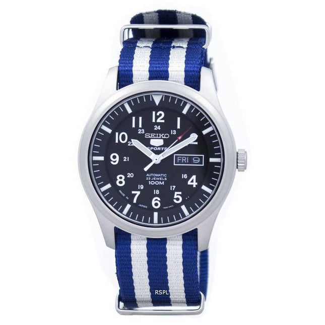 Seiko 5 Sports Automatic Japan Made NATO Strap SNZG15J1-NATO2 Men's Watch
