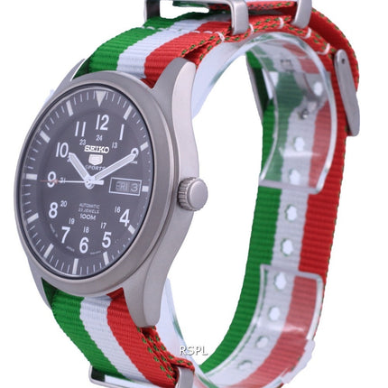 Seiko 5 Sports Automatic Polyester SNZG15J1-var-NATO23 100M Mens Watch