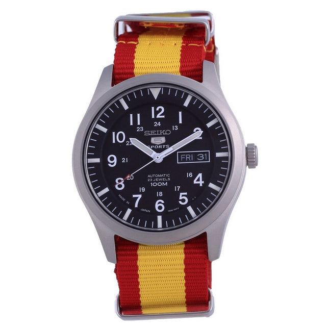 Seiko 5 Sports Automatic Polyester SNZG15J1-var-NATO29 100M Mens Watch