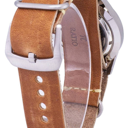 Seiko 5 Sports SNZG15K1-LS18 Automatic Brown Leather Strap Men's Watch