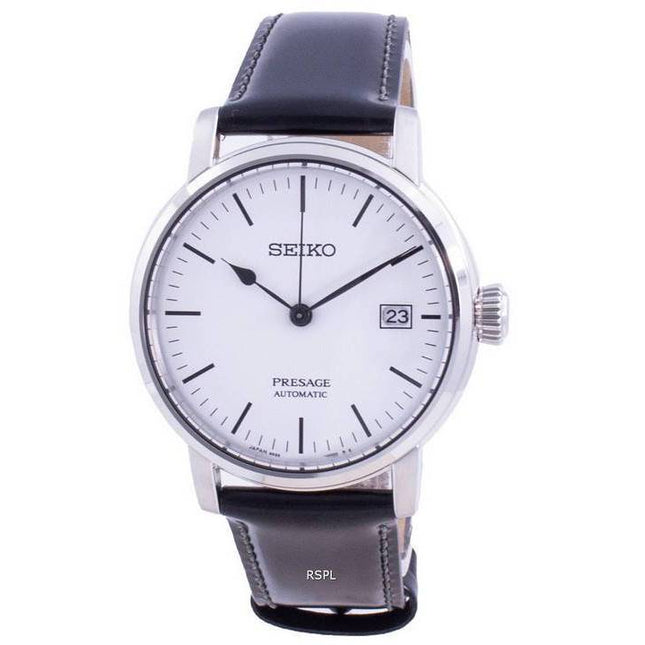 Seiko Presage Riki Watanabe Automatic White Enamel SPB113 SPB113J1 SPB113J Japan Made 100M Men's Watch