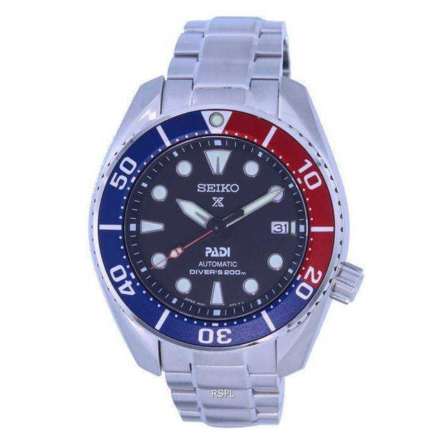 Seiko Prospex PADI Sumo Special Edition Automatic Divers SPB181 SPB181J1 SPB181J 200M Mens Watch