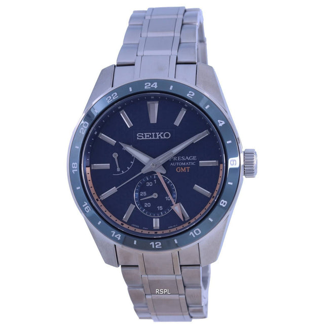 Seiko Presage Sharp Edged GMT Automatic SPB217 SPB217J1 SPB217J 100M Men's Watch
