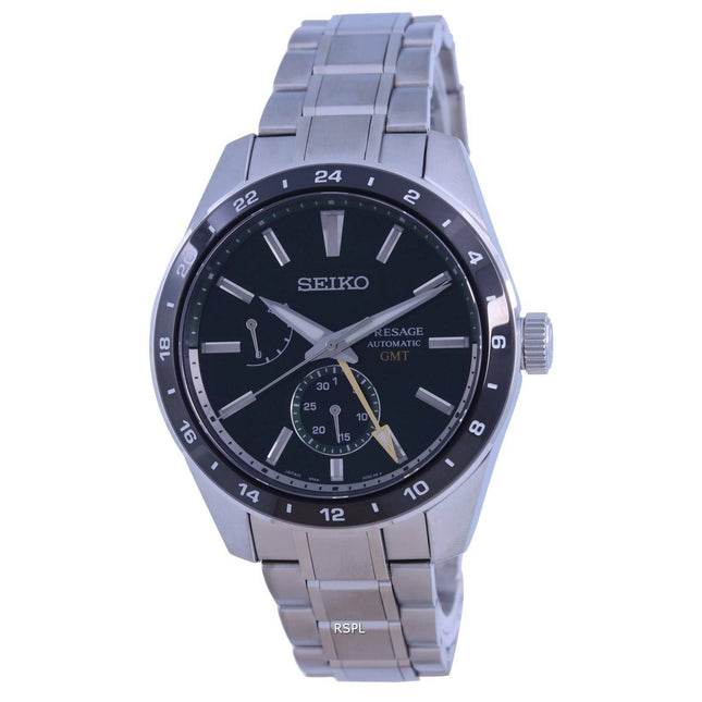 Seiko Presage Sharp Edged GMT Automatic SPB219 SPB219J1 SPB219J 100M Men's Watch