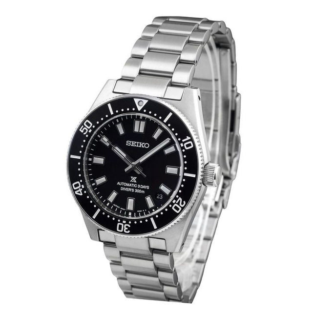 Seiko Prospex Stainless Steel Black Dial Automatic Diver's SPB453J1 300M Men's Watch