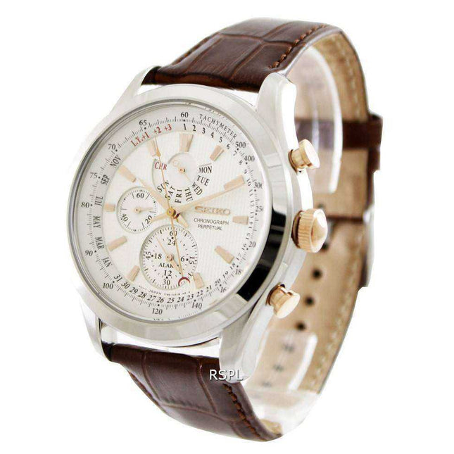 Seiko Chronograph Perpetual SPC129P1 SPC129P SPC129 Mens Watch