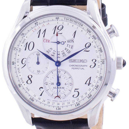 Seiko Chronograph Perpetual SPC253 SPC253P1 SPC253P Quartz Tachymeter Men's Watch