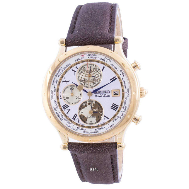 Seiko 30th Anniversary Age Of Discovery World Time SPL060 SPL060P1 SPL060P Quartz Chronograph Limited Edition Men's Watch