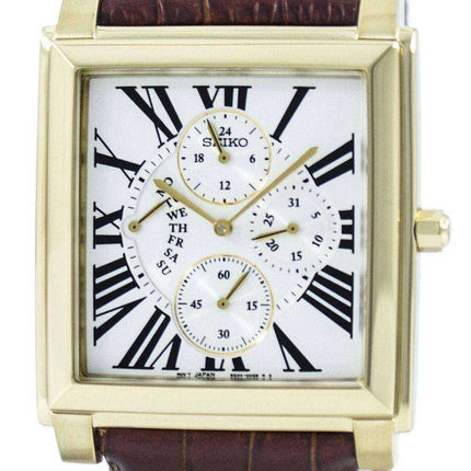 Seiko Retrograde Quartz Multi-Function SRL018 SRL018P1 SRL018P Men's Watch