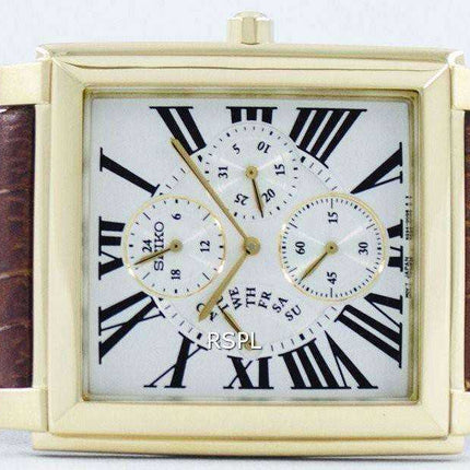 Seiko Retrograde Quartz Multi-Function SRL018 SRL018P1 SRL018P Men's Watch