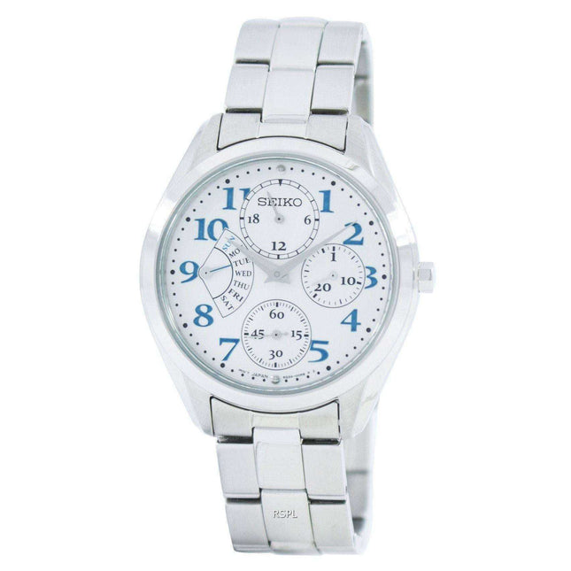 Seiko Retrograde Quartz Multi-Function SRL051 SRL051P1 SRL051P Women's Watch