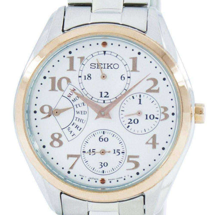 Seiko Retrograde Quartz Multi-Function SRL052 SRL052P1 SRL052P Women's Watch