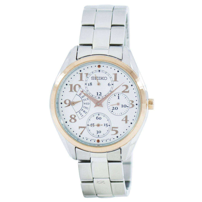 Seiko Retrograde Quartz Multi-Function SRL052 SRL052P1 SRL052P Women's Watch