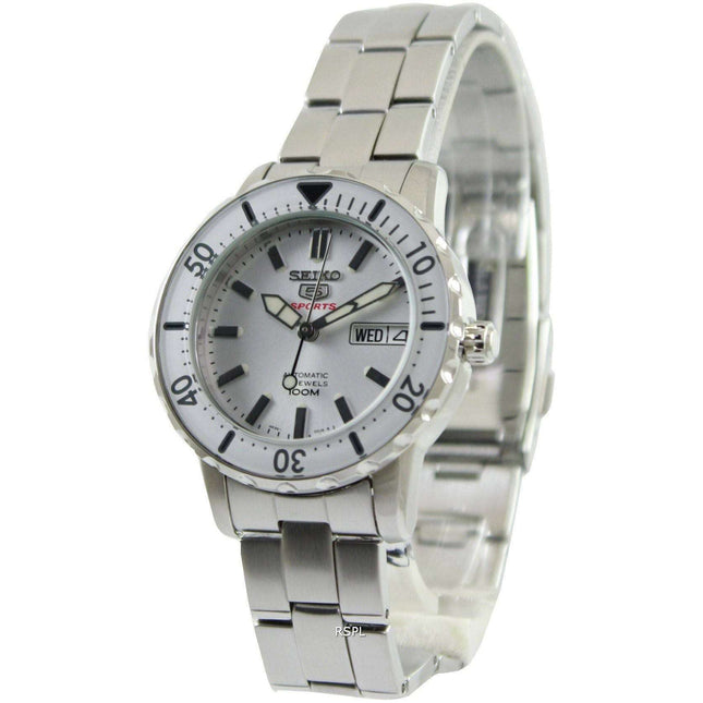 Seiko 5 Sports Automatic 24 Jewels SRP189K1 SRP189K Womens Watch