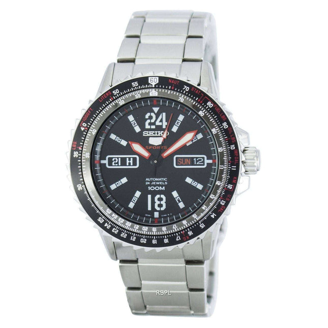 Seiko 5 Sports Automatic 24 Jewels SRP353 SRP353K1 SRP353K Men's Watch