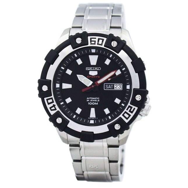Seiko 5 Sports Automatic 24 Jewels SRP471K1 SRP471K Mens Watch