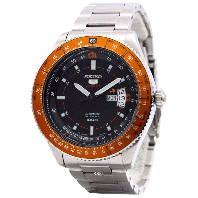 Seiko 5 Sports Automatic 24 Jewels Pilot Japan Made SRP611J1 SRP611J Men's Watch