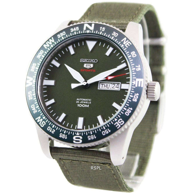 Seiko 5 Sports Automatic 24 Jewels 100M SRP663K1 SRP663K Mens Watch